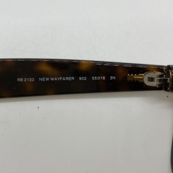 Ray-Ban "New Wayfarer" Tortoise Green Lens 2132 - Picture 2 of 8